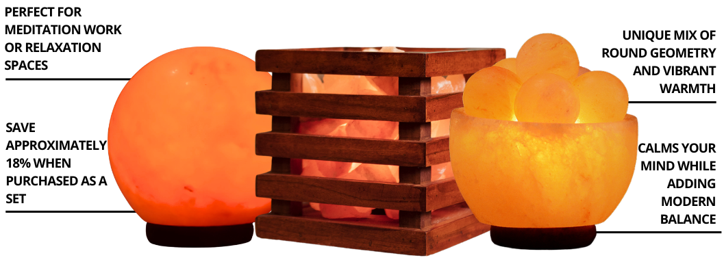 The Tranquility Trio (Globe + GlowSquare + Fire Bowl)