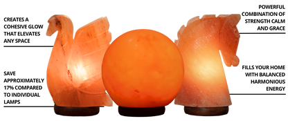 The Harmony Trio (Mustang + Globe + Serene Swan)